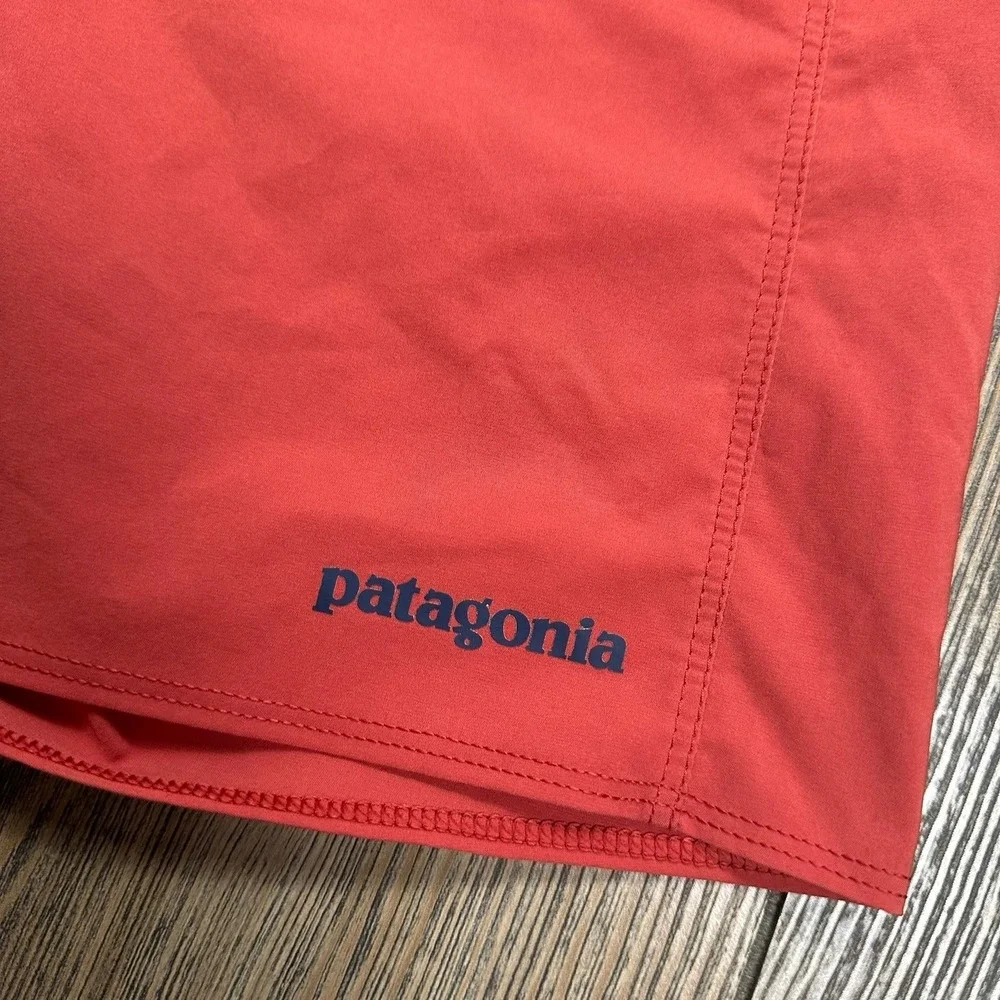 Patagonia Hydropeak Board Shorts 32 Sumac Red Swim Trunks - Picture 3 of 7